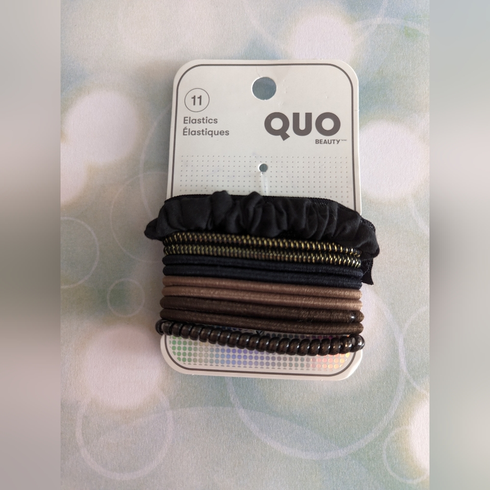 🔥4 for $20🔥Quo hair elastics (11 in pack)